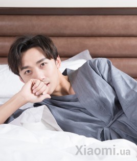 Халат Xiaomi ZaxArt Linen Couple Nightgown Grey 180/100A